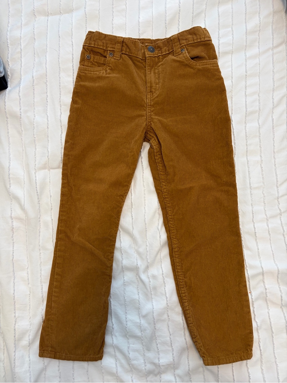Carter's Mustard tan Corduroy Kids Pants size 6